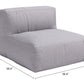 Luanda Grey Ottoman Conversion Set