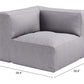 Luanda Grey Ottoman Conversion Set
