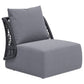 Mekan Accent Chair Gray