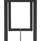 Midnight Wave Bar Table Black