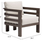 Bal Harbor 4-Piece Outdoor Living Set – White + Charcoal