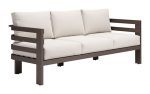 Bal Harbor 4-Piece Outdoor Living Set – White + Charcoal