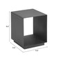 Bal Harbor 4-Piece Outdoor Living Set – White + Charcoal