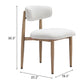 Bege Dining Chair White