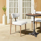 Bege Dining Chair White