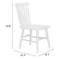 Zeilen Dining Chair White