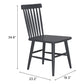 Zeilen Dining Chair Black