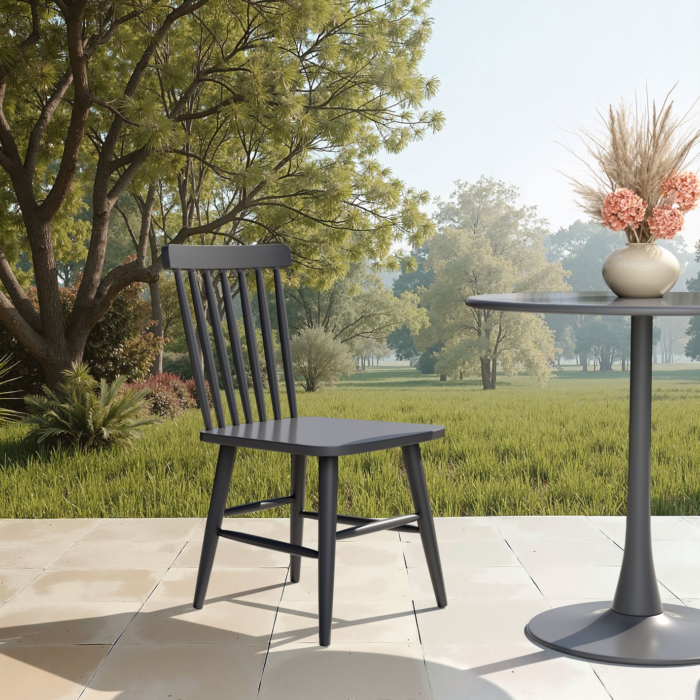 Zeilen Dining Chair Black