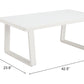 Welt Coffee Table White