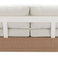 Gelo Sofa White & Brown