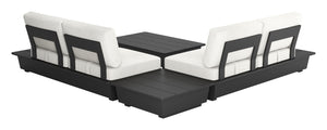 Tien Loveseat Beige Conversion Set