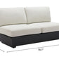 Tien Loveseat with Left-Side Table