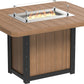 Lumin Fire Table 62" Rectangular