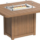 Lumin Fire Table 62" Rectangular