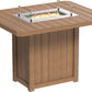 Lumin Fire Table 62" Rectangular