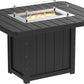 Lumin Fire Table 62" Rectangular