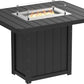 Lumin Fire Table 62" Rectangular