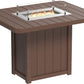 Lumin Fire Table 62" Rectangular