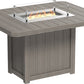 Lumin Fire Table 62" Rectangular