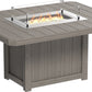 Lumin Fire Table 62" Rectangular