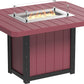 Lumin Fire Table 62" Rectangular