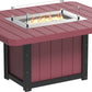 Lumin Fire Table 62" Rectangular