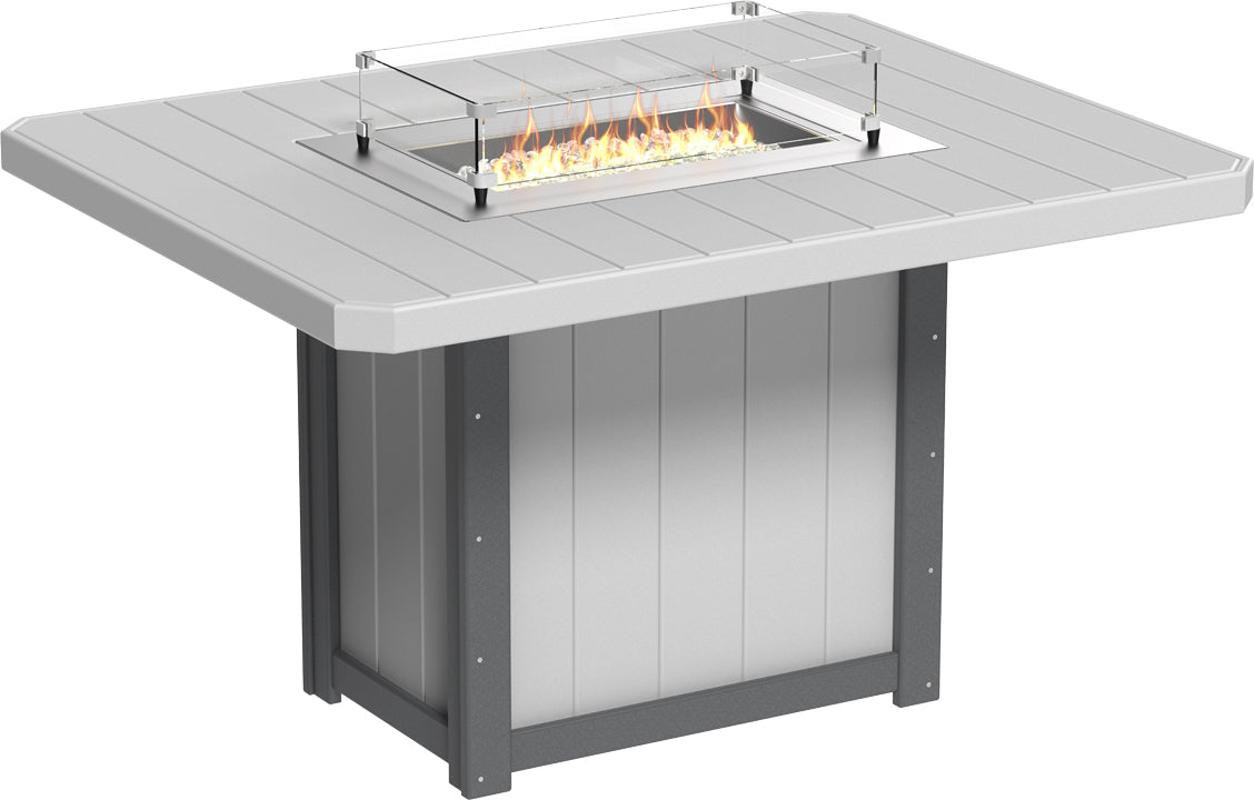 Lumin Fire Table 62" Rectangular