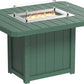 Lumin Fire Table 62" Rectangular