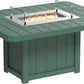 Lumin Fire Table 62" Rectangular