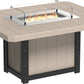Lumin Fire Table 62" Rectangular