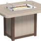 Lumin Fire Table 62" Rectangular