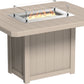 Lumin Fire Table 62" Rectangular