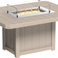 Lumin Fire Table 62" Rectangular