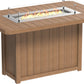 Lumin Fire Table 79" Rectangular