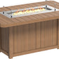 Lumin Fire Table 79" Rectangular
