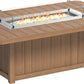 Lumin Fire Table 79" Rectangular