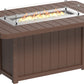 Lumin Fire Table 79" Rectangular