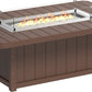 Lumin Fire Table 79" Rectangular