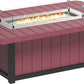 Lumin Fire Table 79" Rectangular