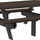 6' Rectangular Picnic Table