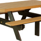 6' Rectangular Picnic Table