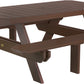 6' Rectangular Picnic Table