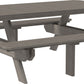 6' Rectangular Picnic Table