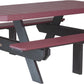 6' Rectangular Picnic Table