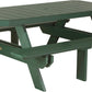 6' Rectangular Picnic Table