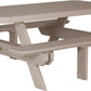 6' Rectangular Picnic Table