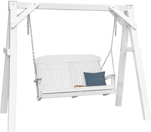 A-Frame Vinyl Swing Stand - White